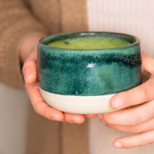 Matcha-Schale magic green